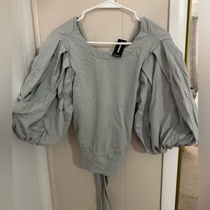 NWT Express Brand Dusty Blue Top